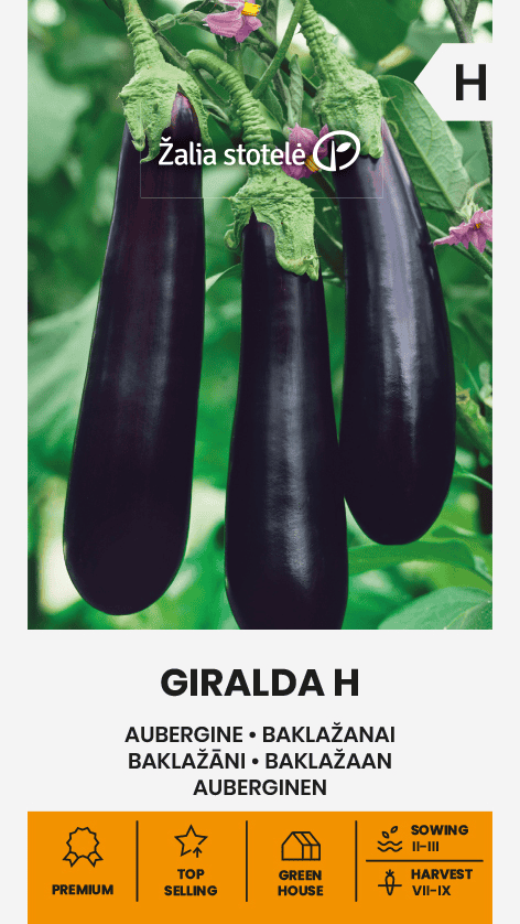 Baklažaan "Giralda" F1