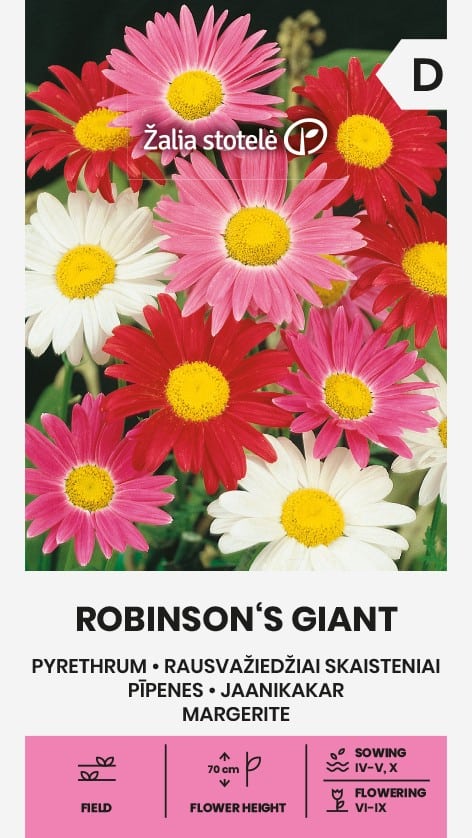 Roosa neitsikummel "Robinson`s Giant"