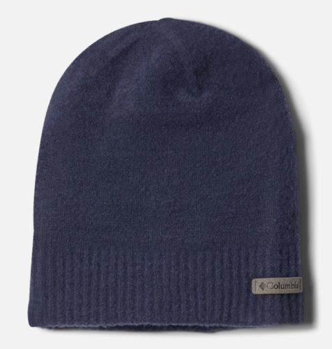 The men's titanium beanie from columbia is easy to stick in your pocket for those hiking days where you might need a hat.