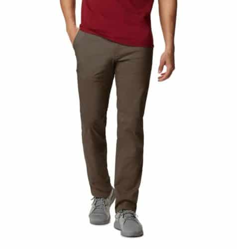 Mountain hardwear mens ap trousers are stretchy and durable for hiking and are great for running around town, too.