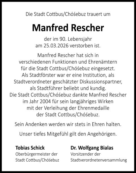 Manfred Rescher