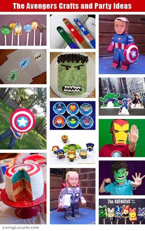 The Avengers Craft & Party Ideas {Free Printables}