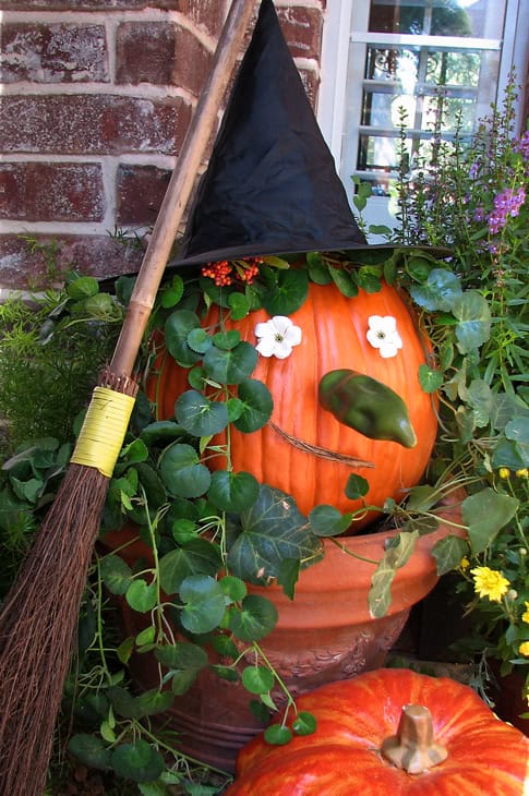 Halloween Porch - Witch Pumpkin by Amy Locurto | Living Locurto