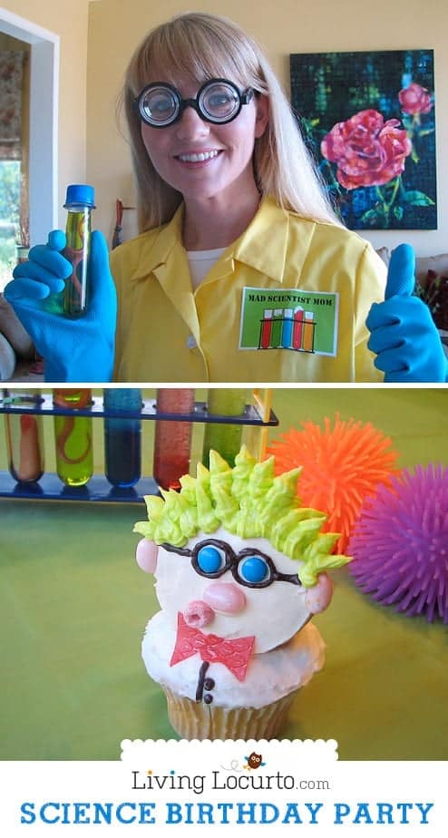 Science Birthday Party Ideas with Free Party Printables! LivingLocurto.com