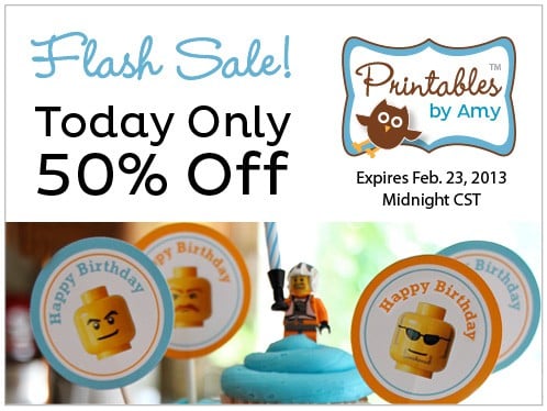 Flash Sale! Birthday Party Printables