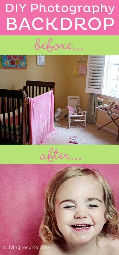 Easy DIY Photography Backrop for Children Photos