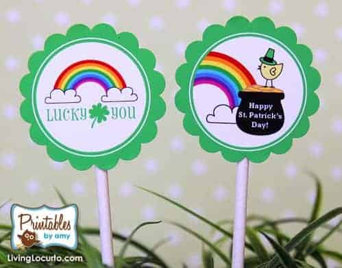 St. Patrick’s Day Free Rainbow Party Printables