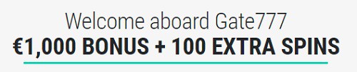 Exclusive Welcome Offer to Gate Casino