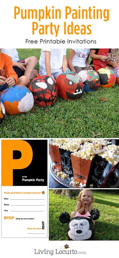 Pumpkin Painting Party Ideas