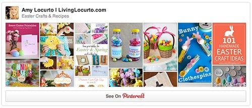 Easter Pinterest Board by Living Locurto