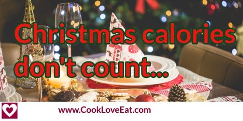 Christmas Calories Quote