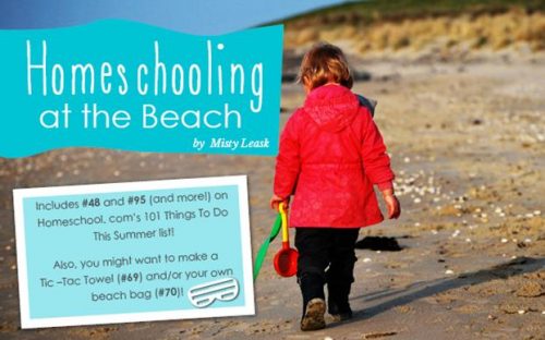 Beach homeschool ideas