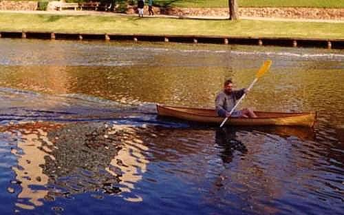 Wee Lassie balsa - 12lbs How to build a lightweight canoe: storerboatplans.com