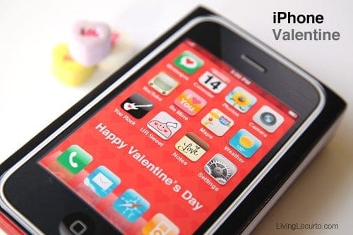 iPhone Class Valentine - Free Printable by Amy Locurto