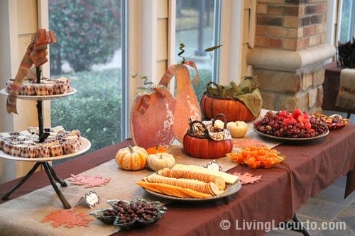 Autum Dessert Table