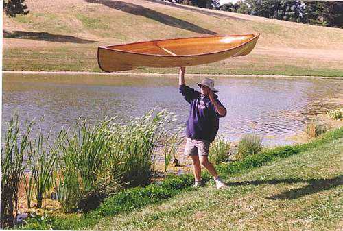 Super light balsa canoe and how to make it: storerboatplans.com