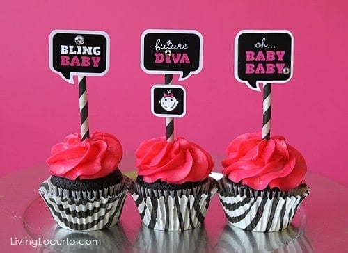 Baby Shower Free Party Printables by Amy at LivingLocurto.com