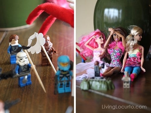 Elf on the Shelf Lego Ambush Idea - Living Locurto