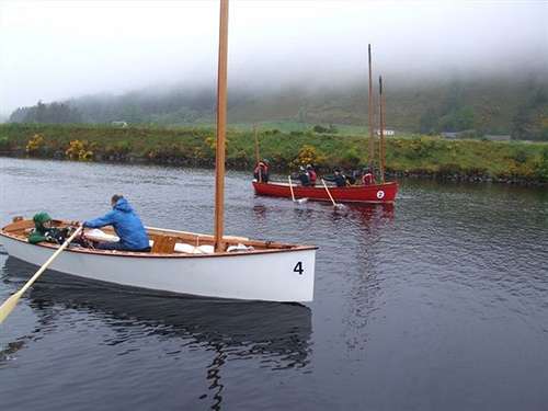 RAID event in fast rowing was third fastest with Goat Island Skiff in Scotland. storerboatplans.com