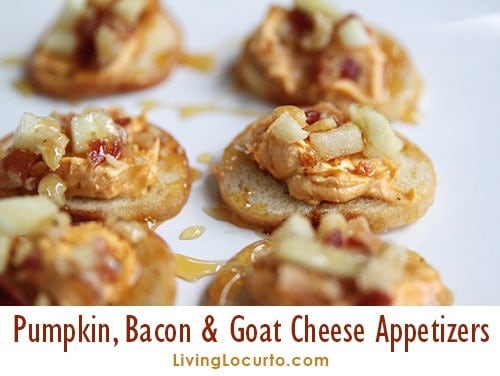 Easy Bacon Goat Cheese Pumpkin Dip Recipe - Delicious Thanksgiving Party Appetizers drizzled with Honey and topped with Apples & Walnuts. Easy Bacon Goat Cheese Pumpkin Dip Recipe - Delicious Thanksgiving Party Appetizers drizzled with Honey and topped with Apples & Walnuts.