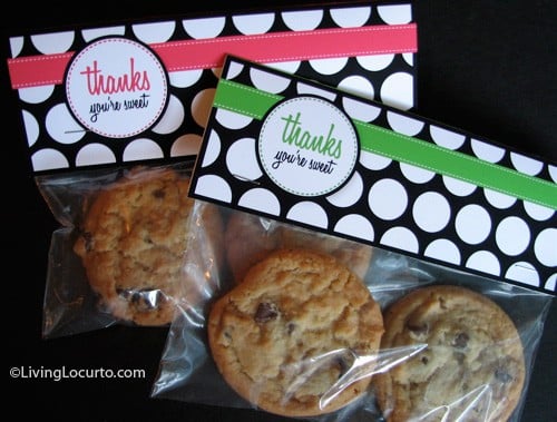 Thanks You’re Sweet – Free Printable Gift Tags