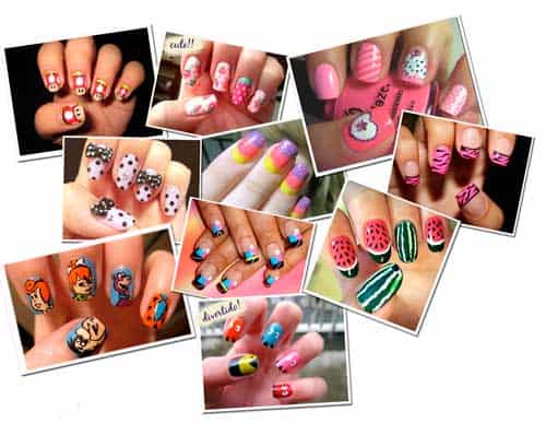 NAIL ART - COMO FAZER UNHAS DECORADAS