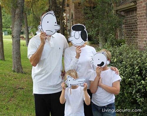 Diary of a Wimpy Kid Halloween Family Costumes LivingLocurto.com