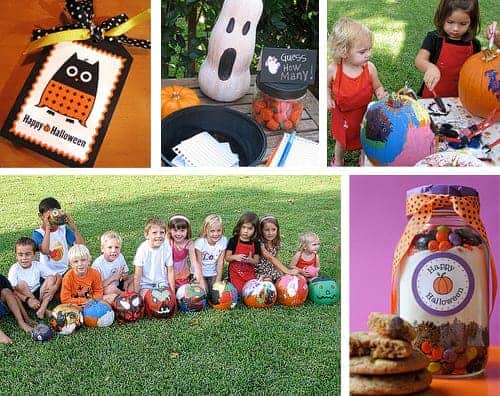 Pumpkin Fall Craft - Free Birthday Party Printables