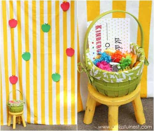 1st Day of School Photo Ideas. Free Printable Signs & Photo Booth by A Blissful Nest via LivingLocurto.com