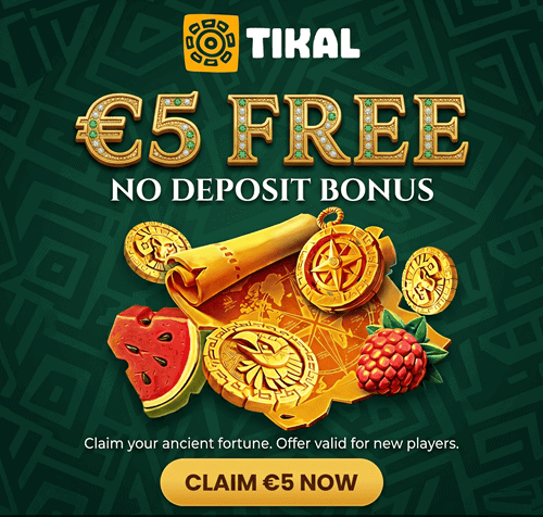 Exclusive No Deposit Bonus: 5 EUR free chip 