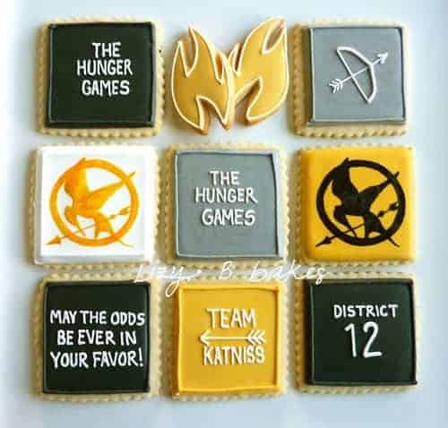 The Hunger Games Cookies - Free Party Printables