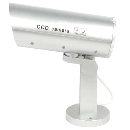 Indoor/Outdoor Motion Activated Dummy Camera With Flashing Red LED Light - Image 2
