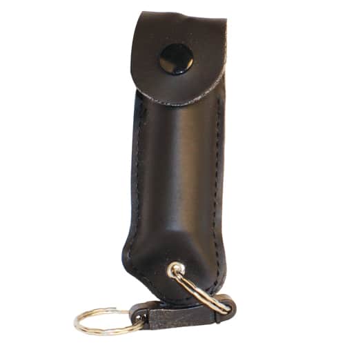 Pepper Shot 1/2 oz Pepper Spray Leatherette Holster - Image 4