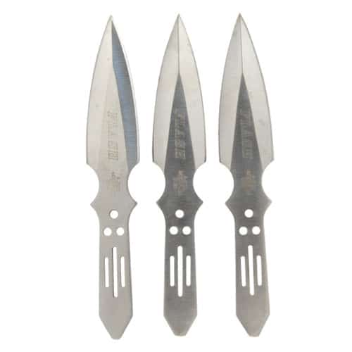 Throwing Knife 3 Piece Stainless Steel Double Edged - Image 2