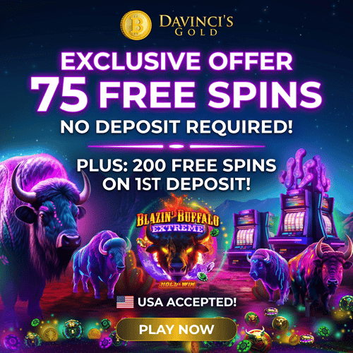 Claim Your Bonus at Da Vinci's Gold Online Casino 