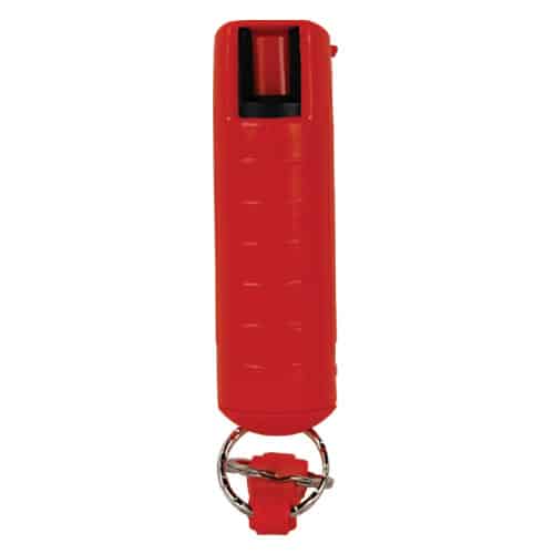 Pepper Shot 1.2% MC 1/2 oz Pepper Spray Hard Case Belt Clip and Quick Release Key Chain - Image 2