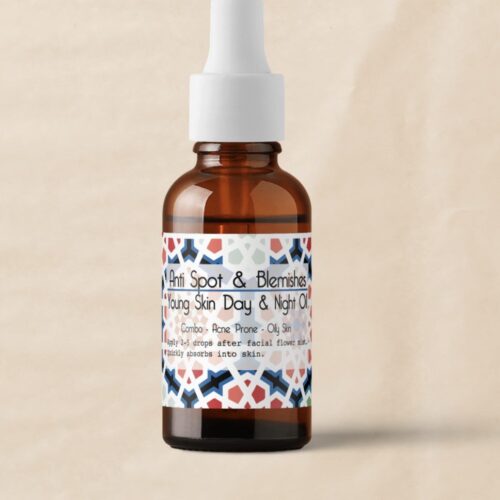 anti spot en blemishes facial oil