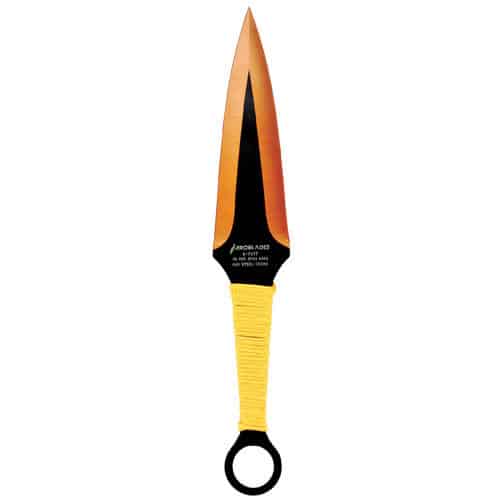 2 Piece Throwing Knife Black/Gold Color BioHazard - Image 2