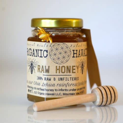 Raw Organic Hawaii Honey - Ohia Lehua Blossom
