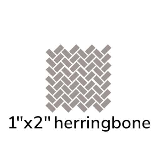 1"x2" Herringbone