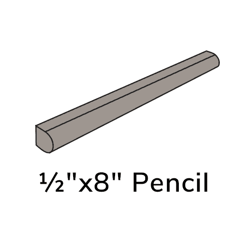 1/2"x8" Pencil Edge