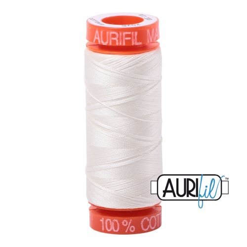 Aurifil 50 wt Thread - 2026- Chalk - Small Spool