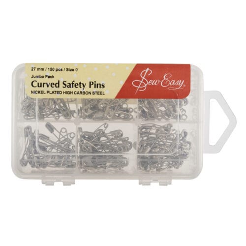 Sew Easy Curved Safety Pins 150 pcs