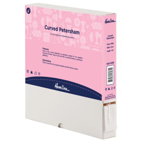 Hemline Curved Petersham - Sold by the metre