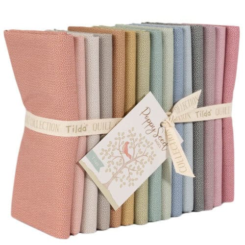 Tilda Poppy Seeds Fat Quarter Bundle - 15 Pieces