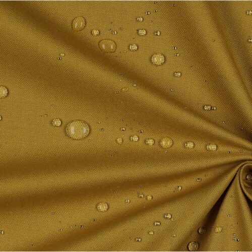 Waterproof Cotton Canvas - Curry - Sold by the Half Metre