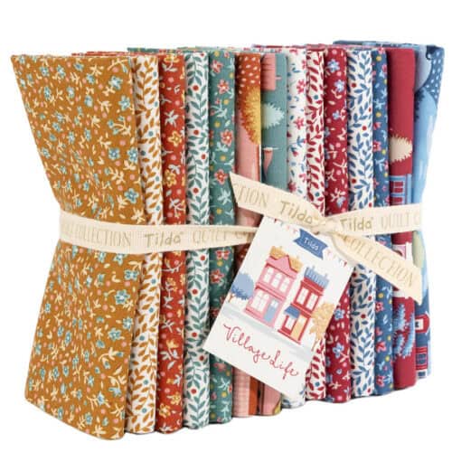 Tilda Village Life Fat Quarter Blender - 14 Pieces