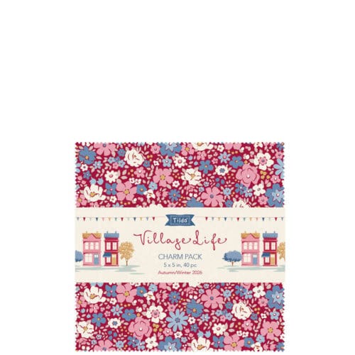 Tilda Village Life Charm Pack - 5" squares