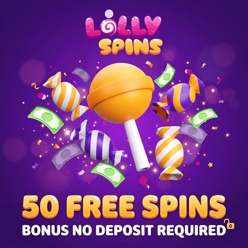 Exclusive Promo Codes to Lolly Spins Casino for 50 FS no deposit! 