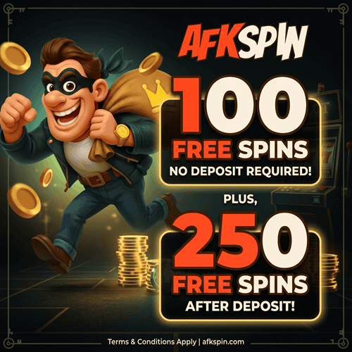 AFKSpin 100 free spins no deposit bonus 